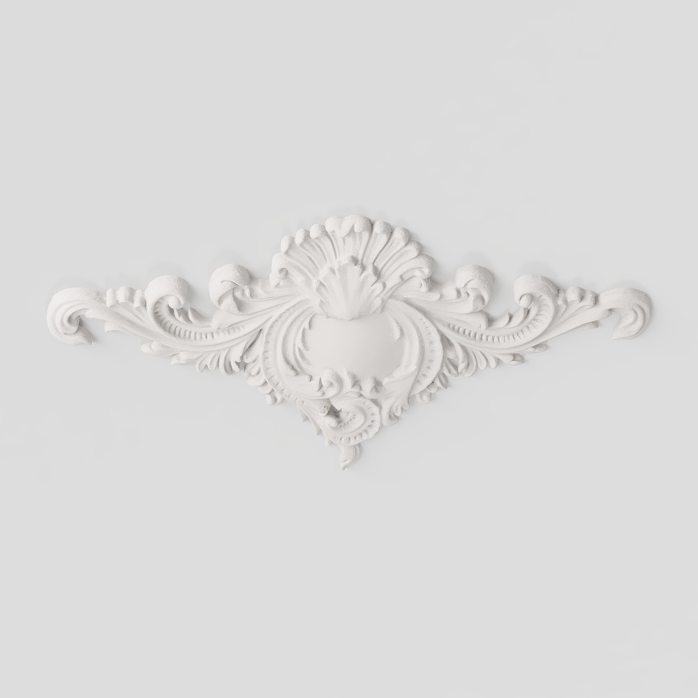 Elegant Decorative Ceiling Corner 3D Model – Classic Detail