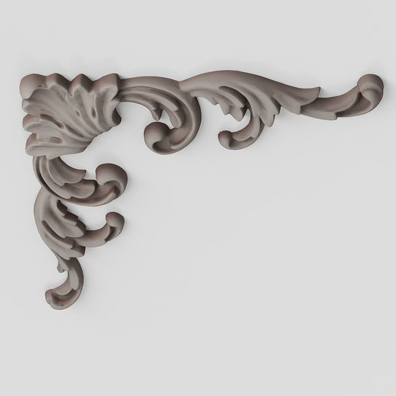 Victorian Scroll 3D Model