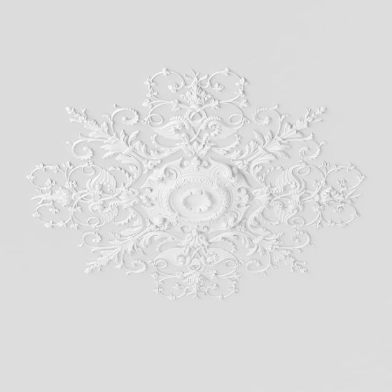 Victorian Ceiling Medallion 3D model