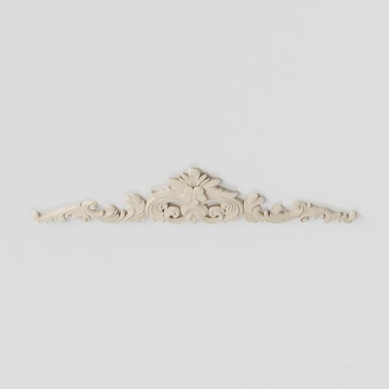 Classical Lace Decorative 3D Model