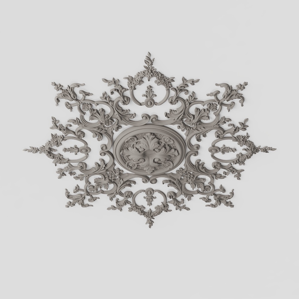 Simple European top carving