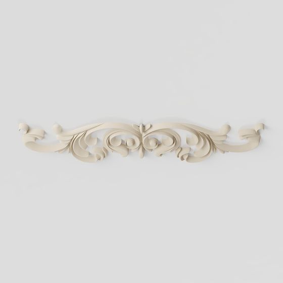 Vintage Scroll 3D model