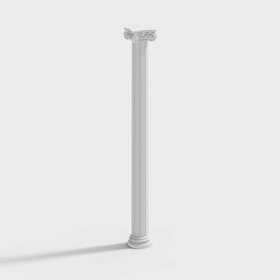 Elegant Roman Column 3D model for Timeless Design
