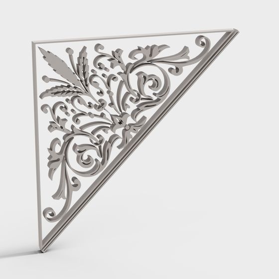 Victorian Corner Shelf 3D model