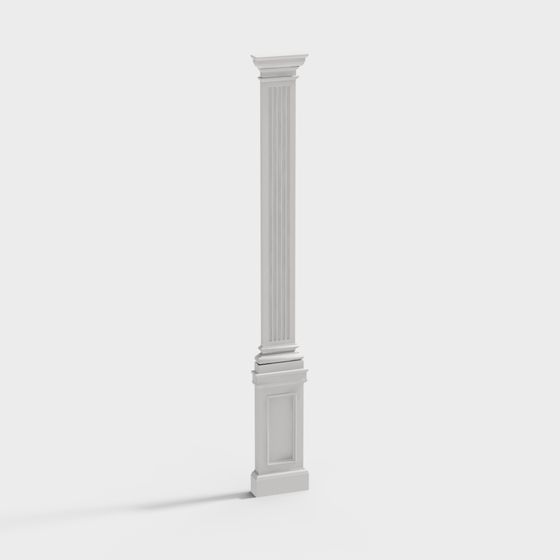 Classical Roman Column 3D model