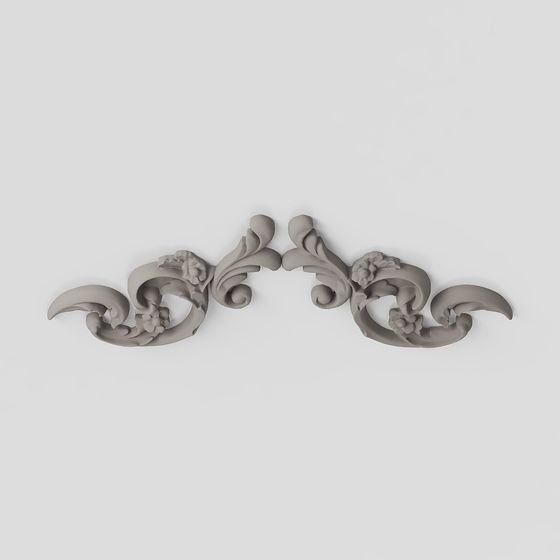 Vintage Scroll 3D Model Design