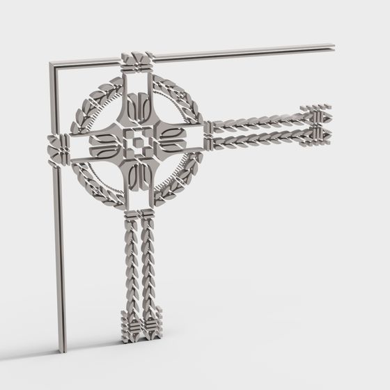 Geometric Fusion Gate 3D Model