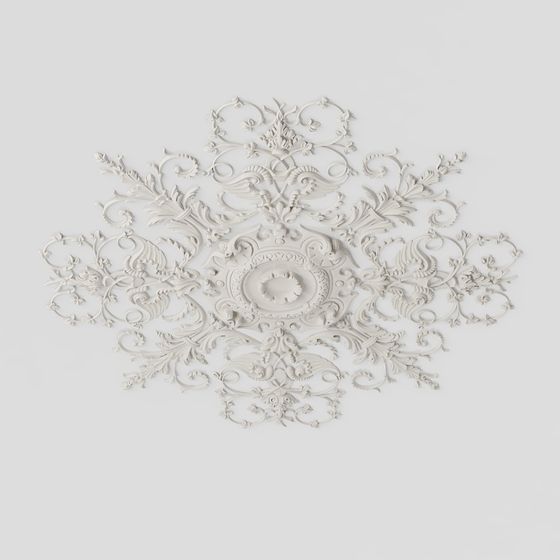 Vintage Ceiling Medallion 3D model