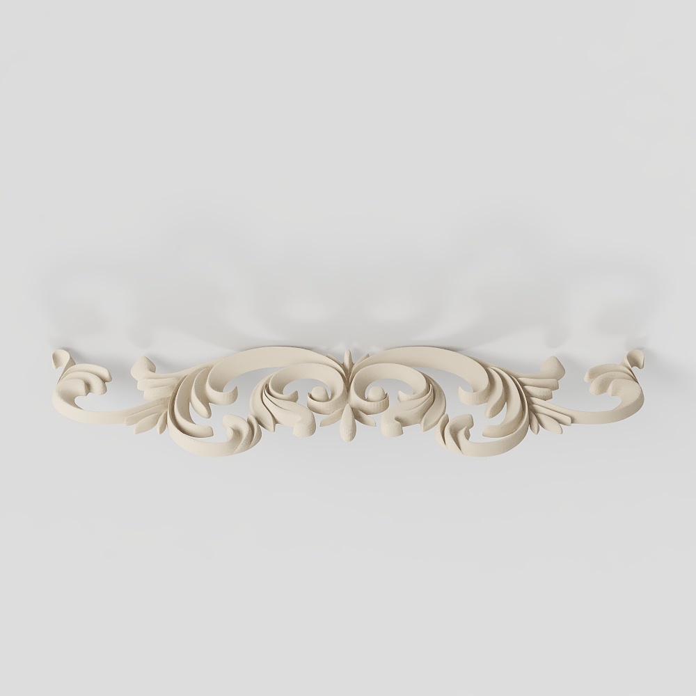 Vintage Scroll 3D model