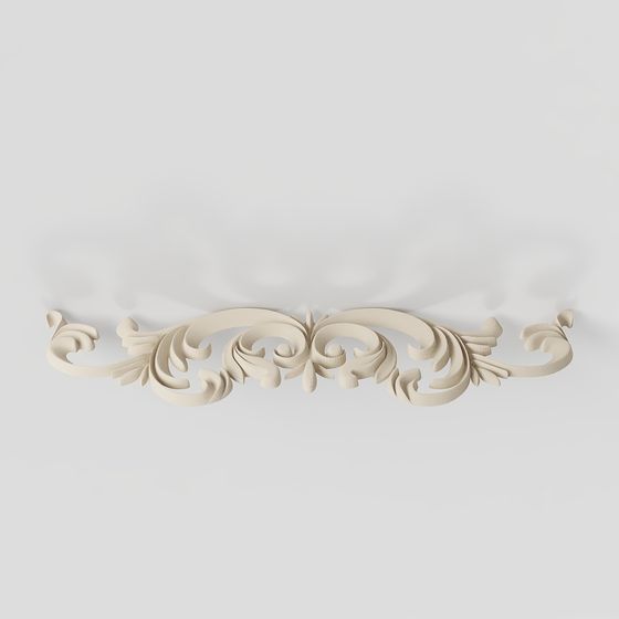 Vintage Scroll 3D model