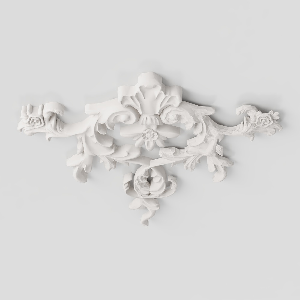 French plaster carving