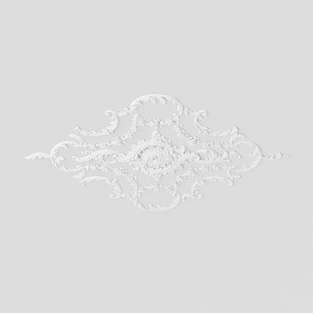 French ceiling carving