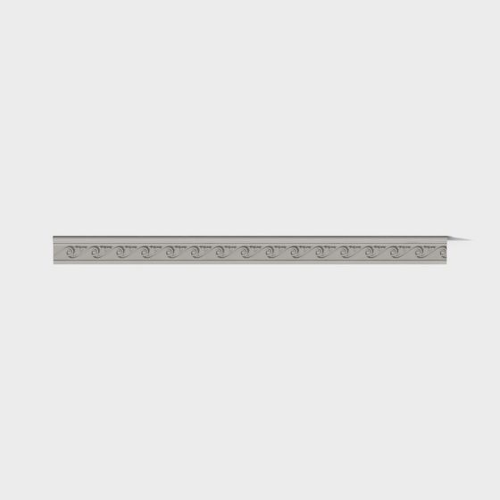 Graceful Curved Border 3D model for Elegant Spaces