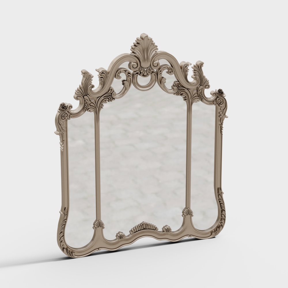 European-style carving decorative mirror carving around