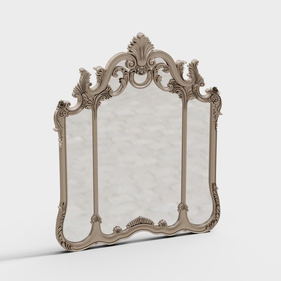 Elegant Classic Style 3D Mirror Model