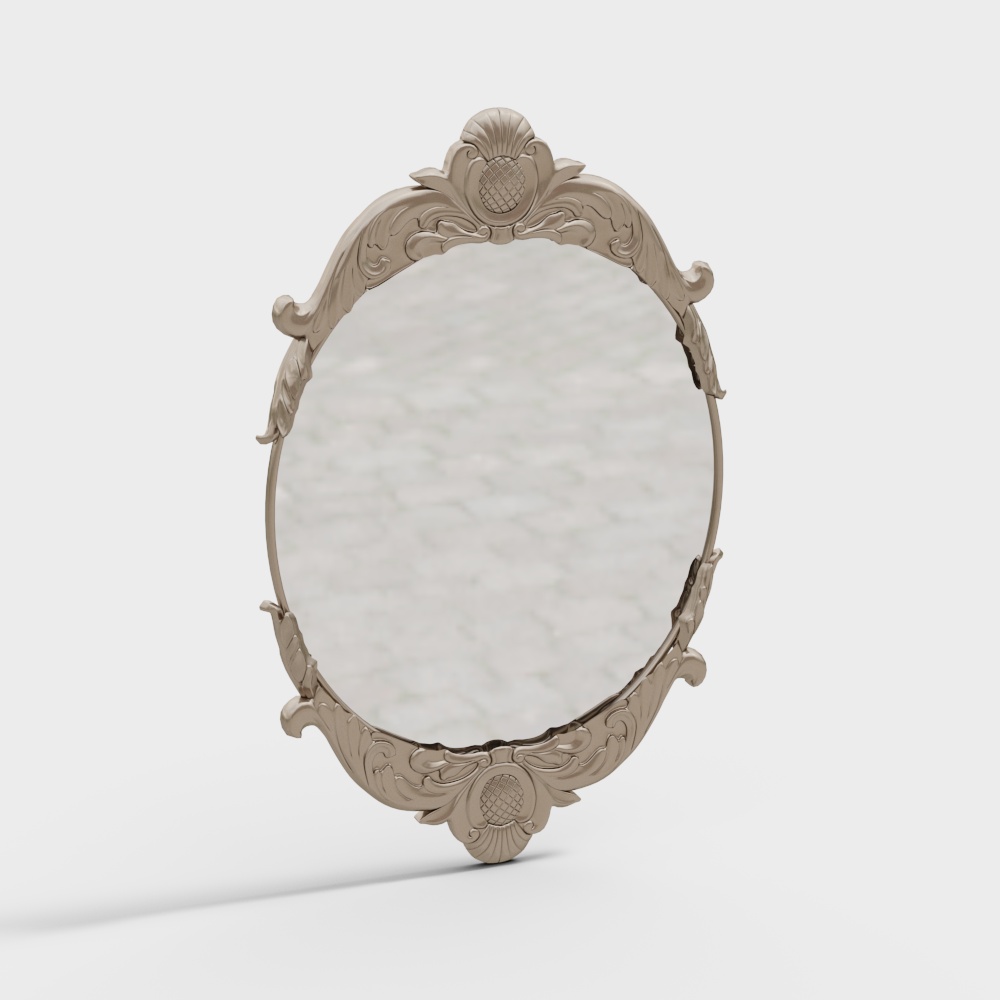 European-style carving decorative mirror carvings up and down