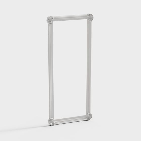 Stylish Vintage Frame 3D model for Creative Projects