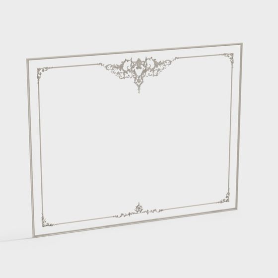 Elegant Frame 3D model for Creative Projects