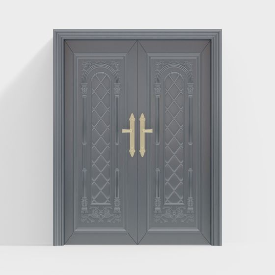 Gothic Door 3D Model