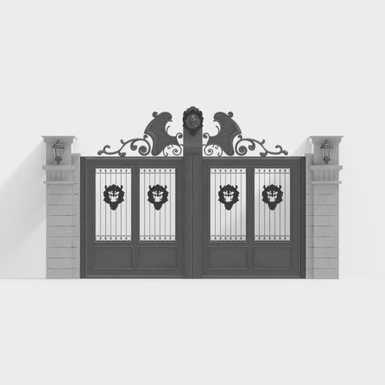 Royal Gate 3D Model Design