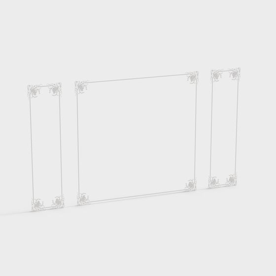 Vintage Frame 3D model