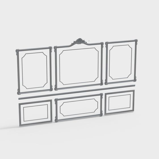 Vintage Frame Series 3D Model Design