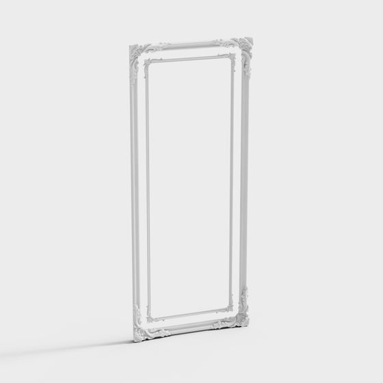 Classical Frame Low-Poly 3D model
