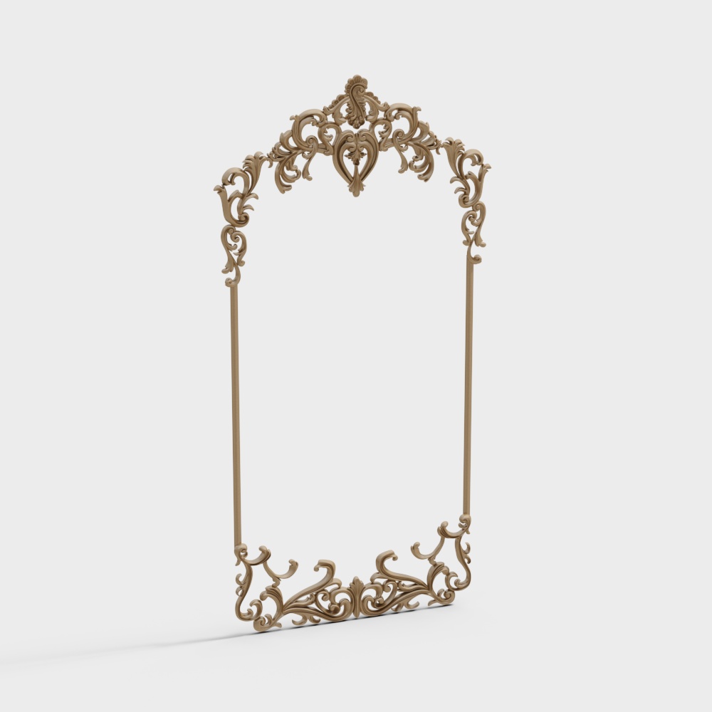 European style carved line wall panels 358246-12