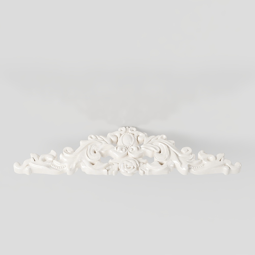 Vintage Ornament 3D Model – Porcelain Classic Design