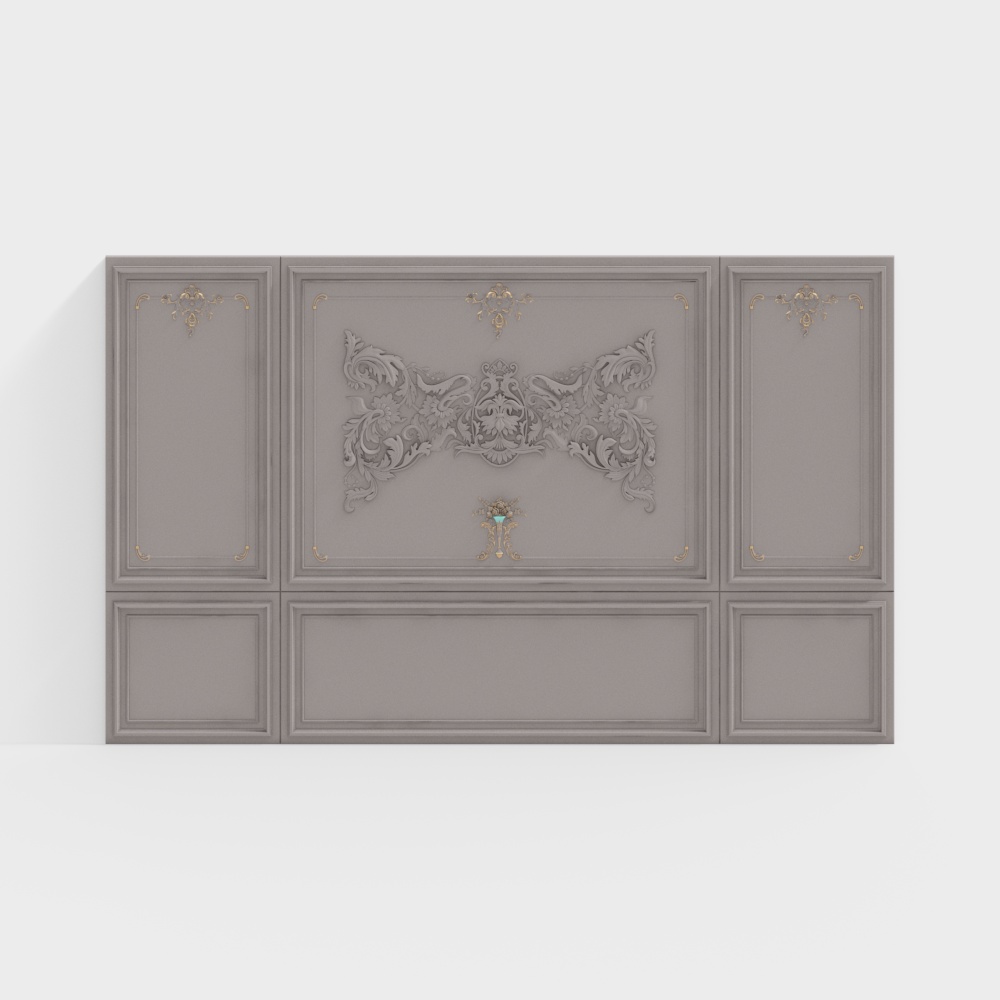 American plaster line carving