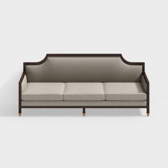 Elegance Sofa 3D model for Modern Interiors