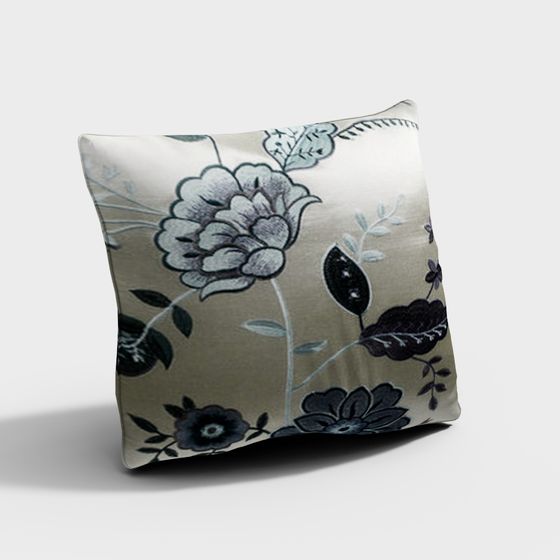 Stylish Low-Poly Pillow 3D Model for Creative Projects