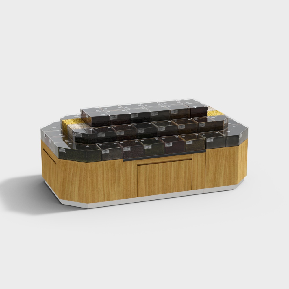 Wooden multi-layer Nakajima stir-fry shelves