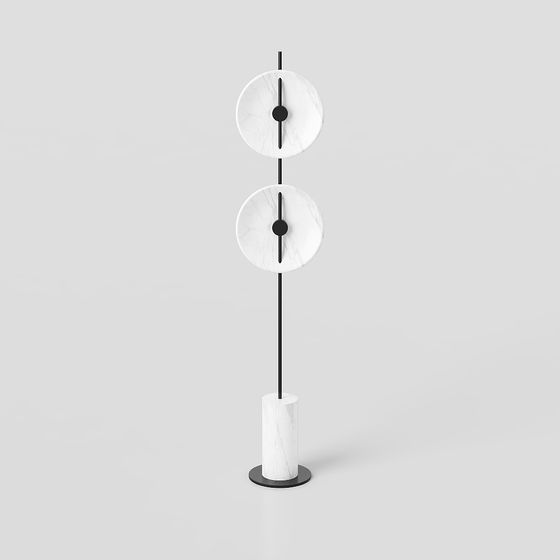 Elegant Minimalist Floor Lamp 3D model