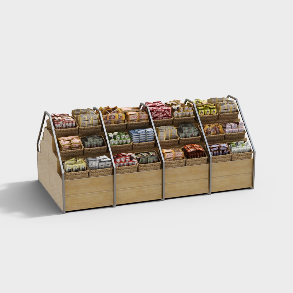 Wooden multi-layer Nakajima stir-fry shelves