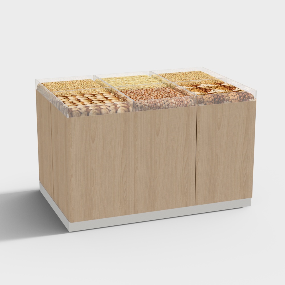 Transparent Storage Cabinet 3D model