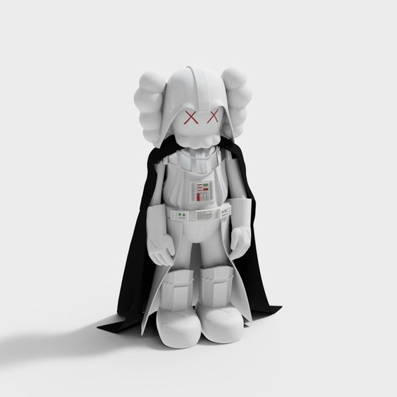 Cyber Knight Low-Polygon High-Detail 3D model