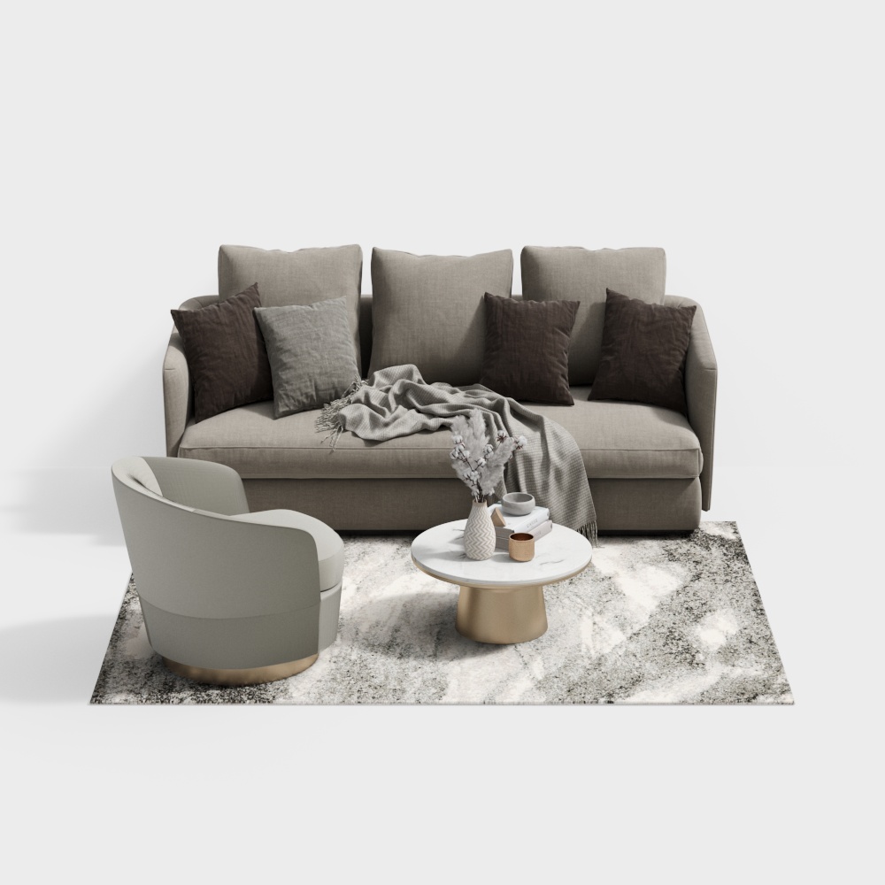 Ensemble de canapé contemporain