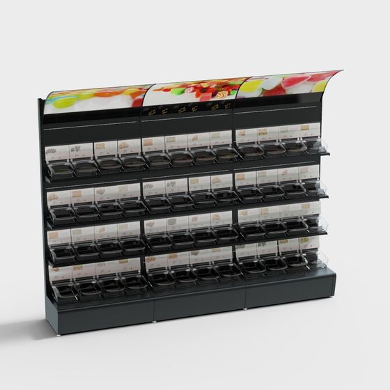 Whimsical Candy Display Stand 3D model