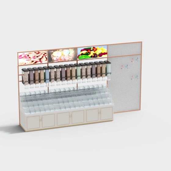 Modern Patisserie Display Case 3D model