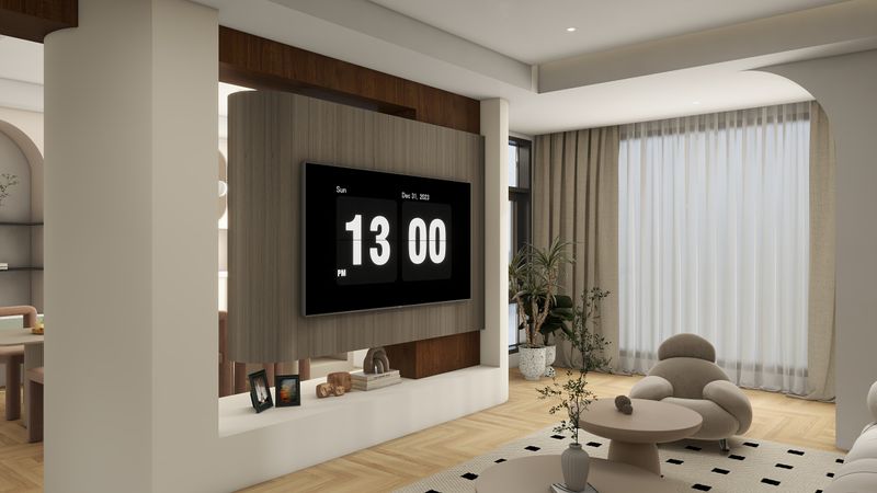 Modern Living Room Design: Warm Neutrals and Minimalist Elegance