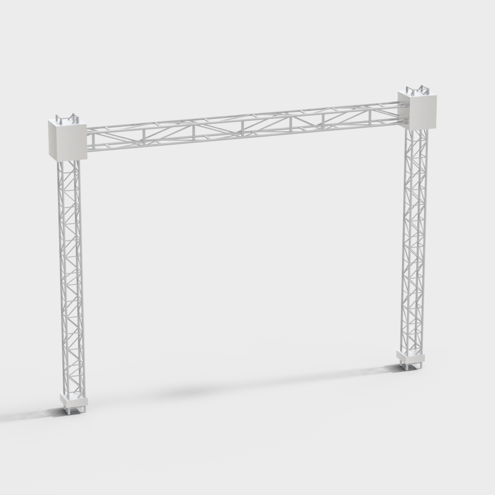 High-Detail Industrial Crane 3D model
