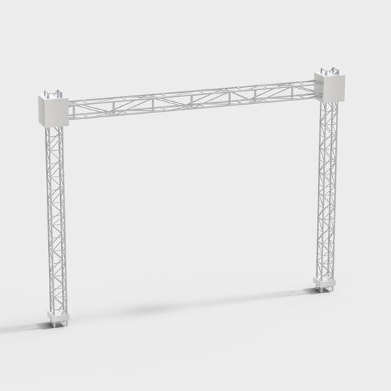 High-Detail Industrial Crane 3D model