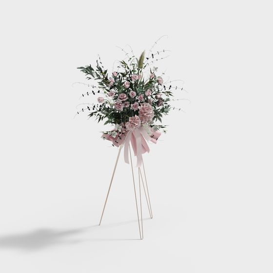 Romantic Bouquet 3D model for Creative Projects