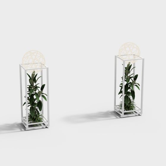 Urban Oasis Plant Stand 3D model