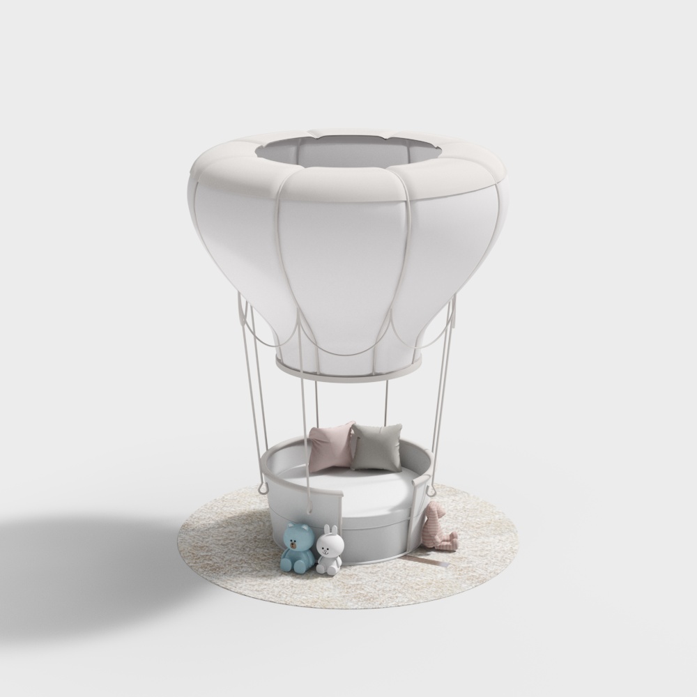 Décoration de montgolfière de mariage d'extérieur