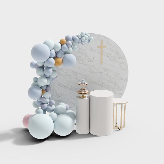 屋外結婚式のための美しい装飾