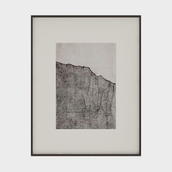 Cracked Wall 3D model - Unique Low Poly Design