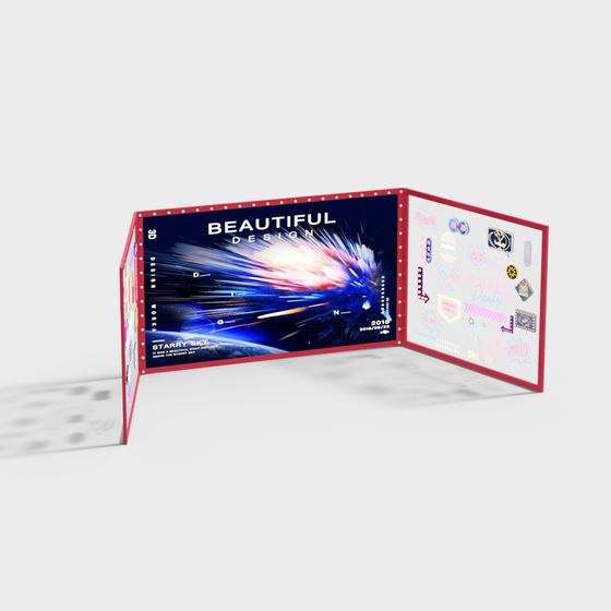 Starry Sky Billboard 3D model