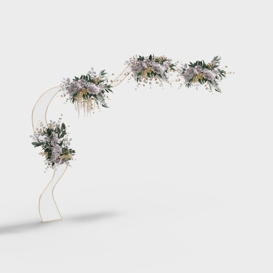 Floral Arch 3D model for Elegant Designs